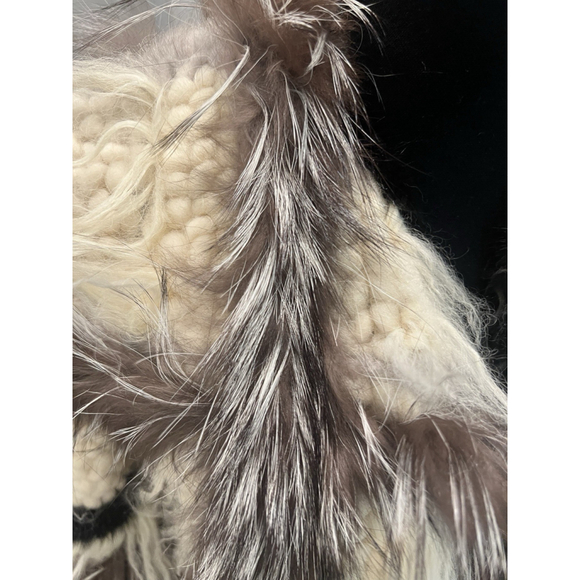 Vintage Adam Jones Paris Runway Wool And Fur Jacket - Rare Luxury! - Picture 14 of 16